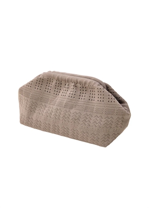 Rosalia big clutch Taupe Lace Pico 